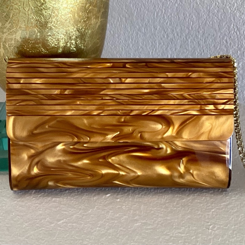 Lucite Marbled Vintage Purse